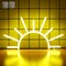 Summer Sunrise Neon Sign – Dimmable Sunset LED Light for Bedroom & Home Decor (Golden Yellow)